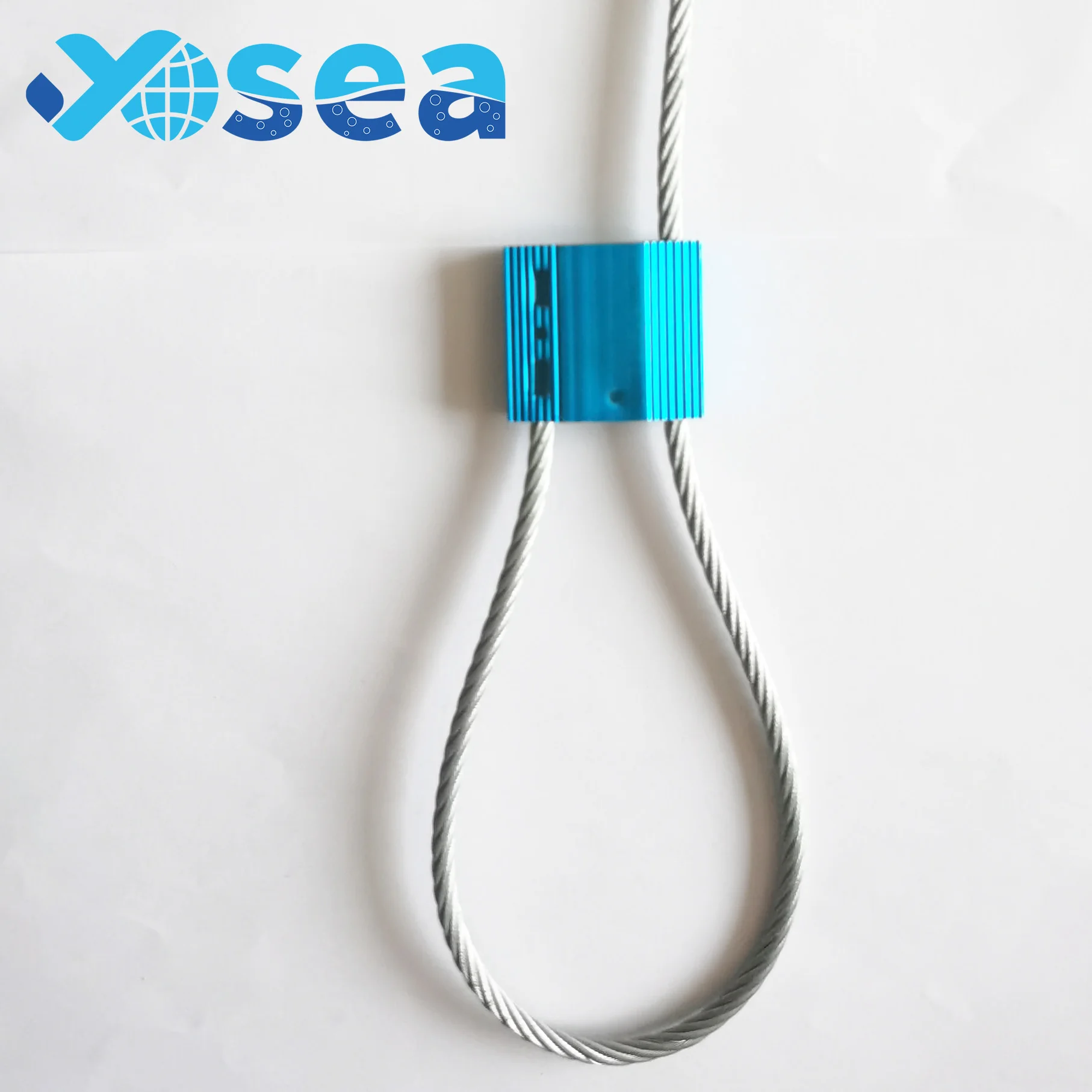 ISO17712 adjustable length safety cable lock logistics pp pull-tight security seal for container truck with number