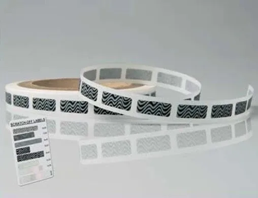 
MDT A scratch off cards plastic pvc card promotion 