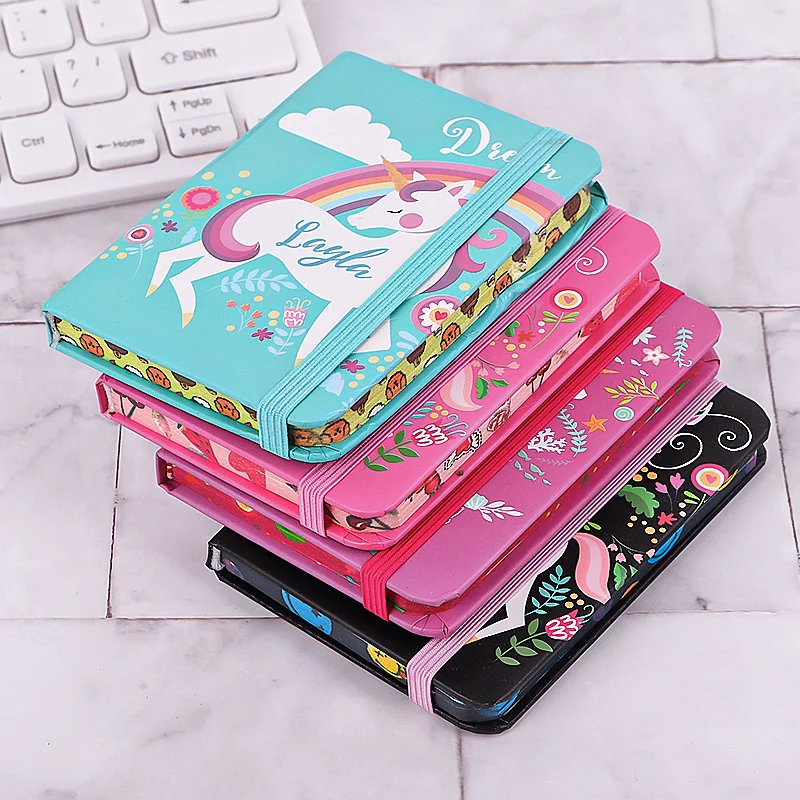 Custom unicorn Black Sketchbook Wet Erasable Notebook Wholesale Cheap A5 Journal  Notebook