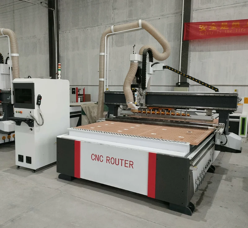 2130 2040 Atc Cnc Router Cnc Atc Machine Atc Wood Cnc With Automatic Loading And Unloading Nesting Machine For Furniture Cabinet