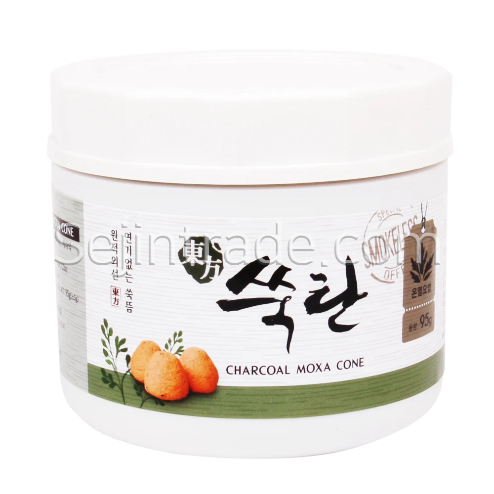 DONGBANG MOXA. Moxibustion медицинская натуральная терапия угольная лампа мокса конус чистый рулон мокса палочки патчи в упаковке DB250 (95 г/1 футляр)