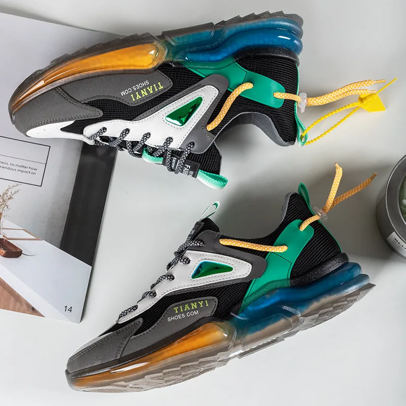 Китайская фабрика, недорогие легкие спортивные прогулочные модные всесезонные повседневные мужские кроссовки со шнуровкой