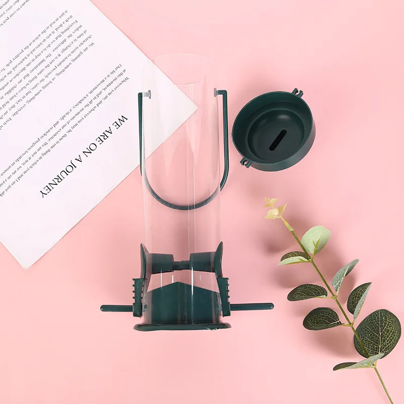 Zss666 Squirrel Proof Bird Feeder Plastic Hanging Wild Bird Feeder for Outside Bowls Wholesale Small Plastic Bird Cage Feeder