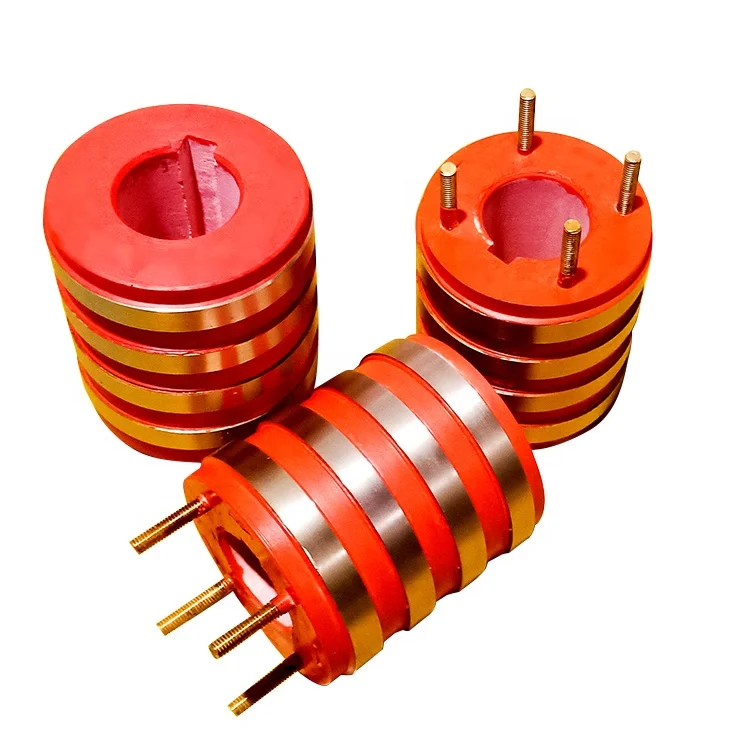 Brass slip ring has good electrical conductivity