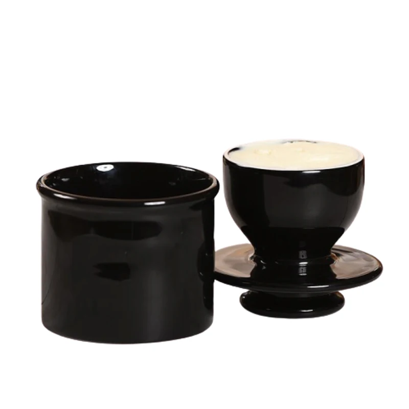 Wholesale Custom Logo French Ceramic Butter Cheese Container Dish Porcelain Butter Keeper with Lid