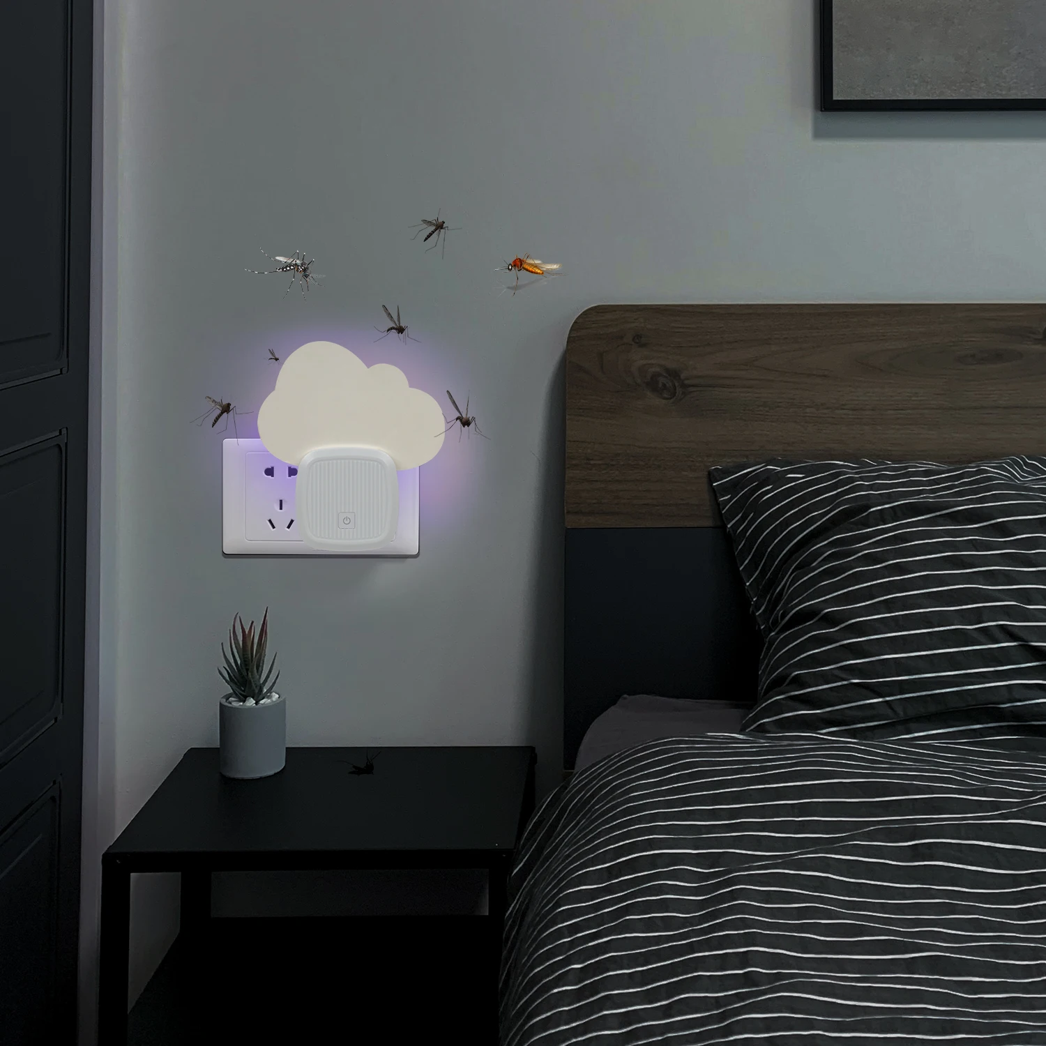 pest repeller repellent indoor pest control mosquito trap led mosquito flies killer lamp