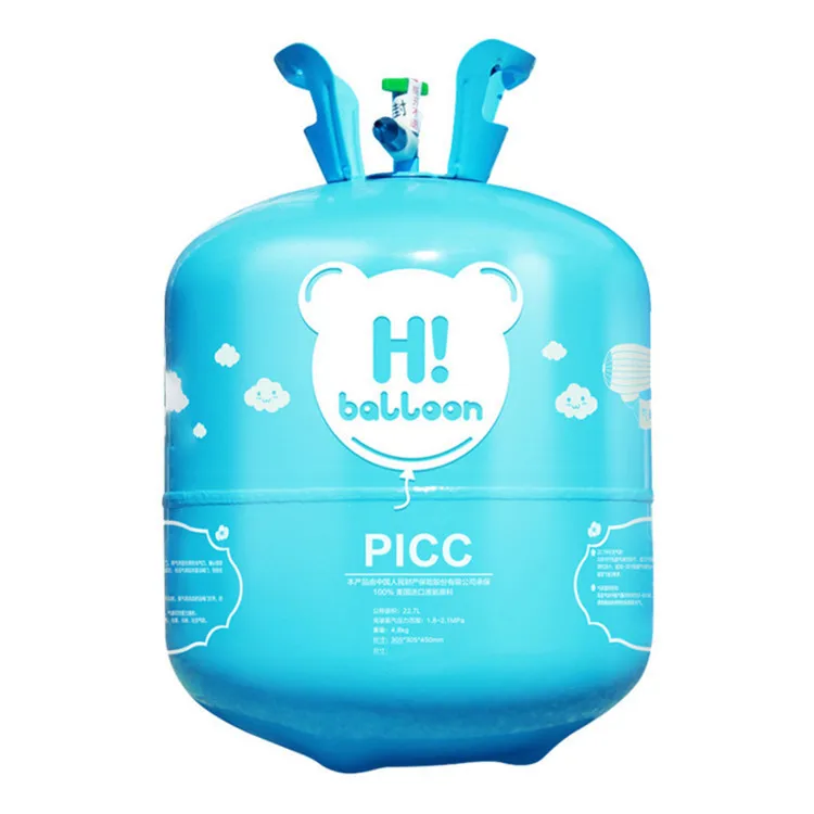 
Disposable helium tanks small 7L gas container balloon tank 