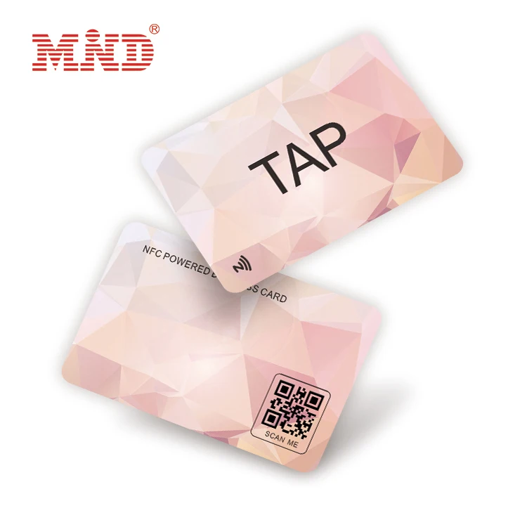 Custom Printing NFC Card 13.56MHz NTAG 216 Chip Smart Rfid PVC Card