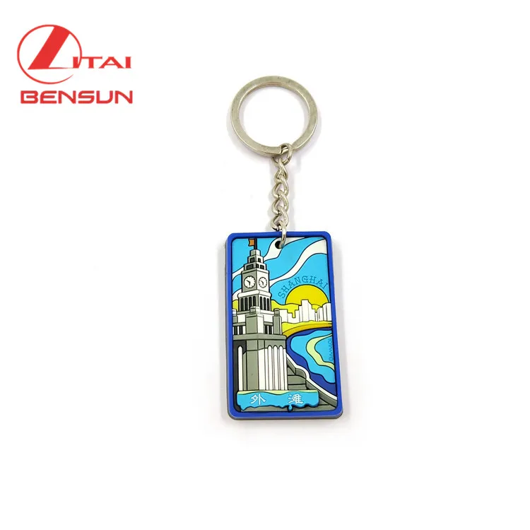 OEM Manufacturer 3d Keychain Made Custom creative soft pvc key chain rubber keychain for souvenir gift