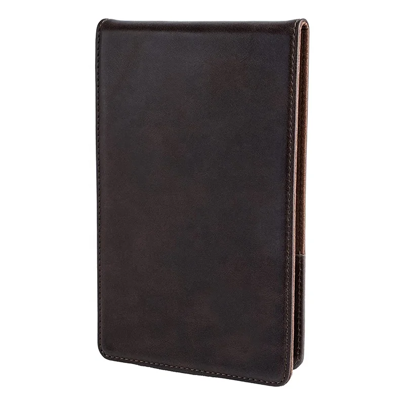 Genuine Leather Golf Score Card and Yardage Wallet with Pencil Loop Golf Scorecard and Yardage Book Holder