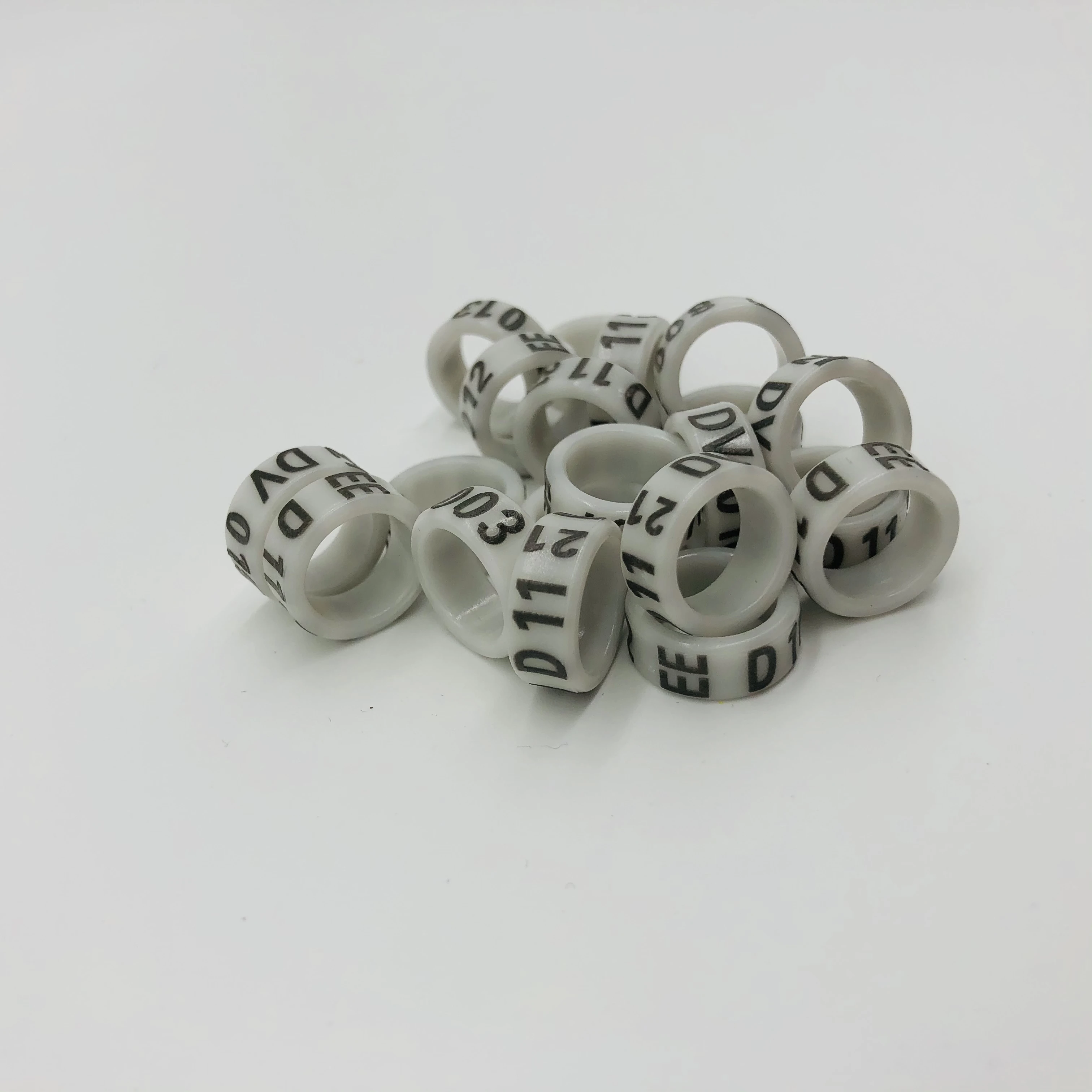 New luminous multi size pigeon rings for sale Pigeon Feet Ring rings for pigeon