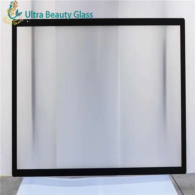 OEM 1.1mm 2mm 3mm AG Tempered Glass panel non-glare display AG glass for touch screen