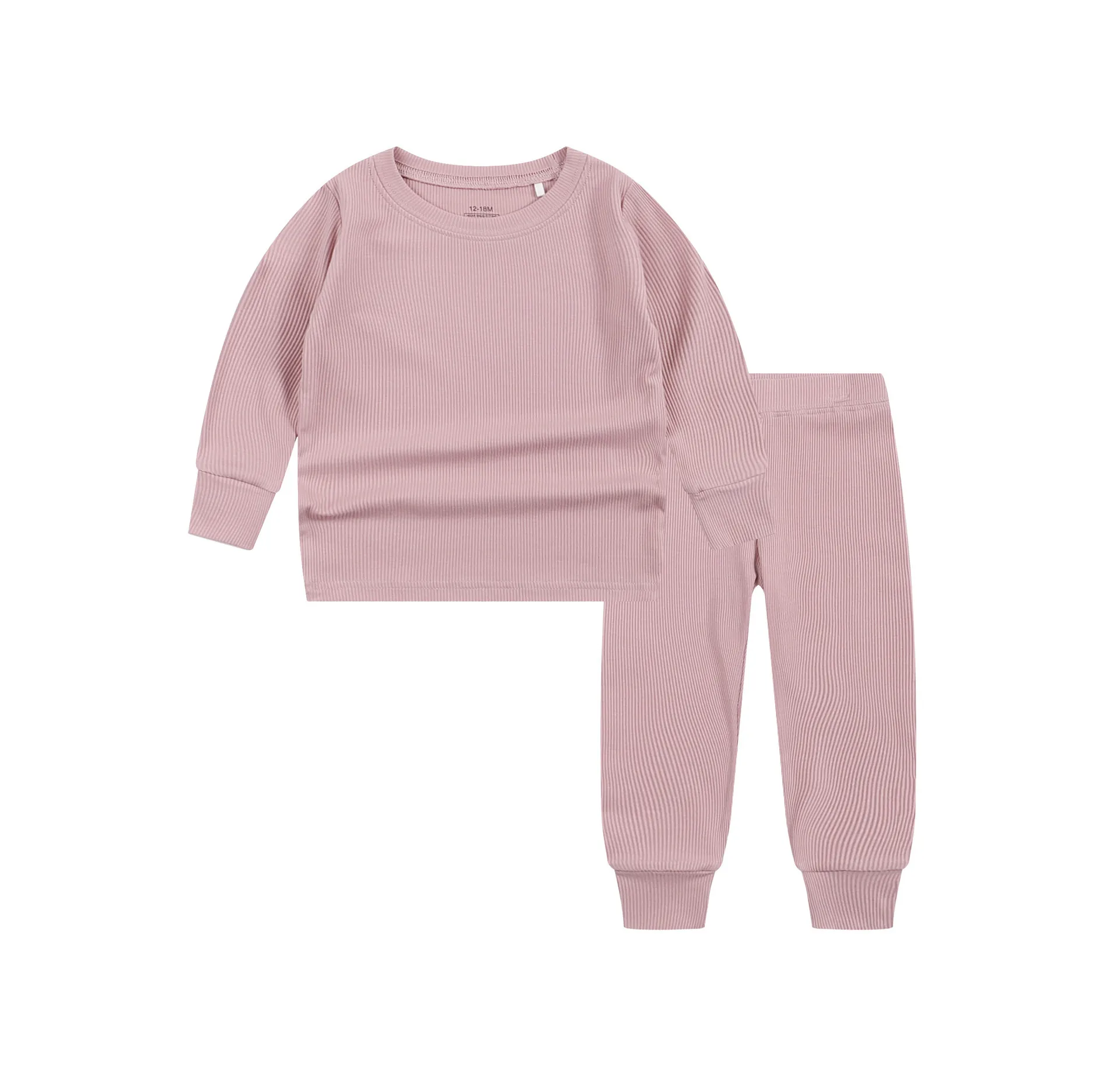 Custom Bamboo Kid Sleepwear Spring Fall Baby Kids Bamboo Pajamas