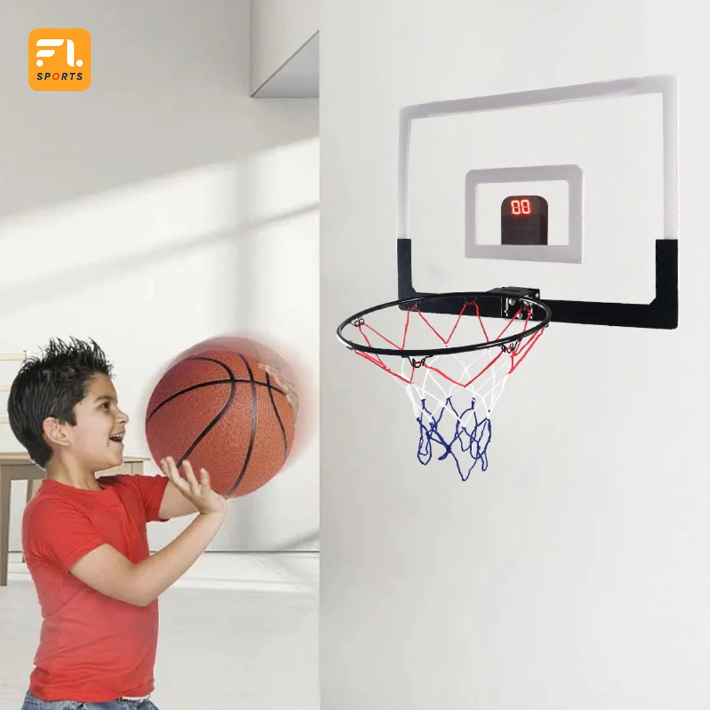 Home children rebounds, basketball hoop, indoor basketball