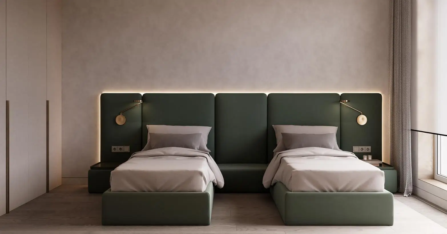 Guangzhou foshan manufacturer wholesale luxury hotel softest velvet fabric bed frame hotel