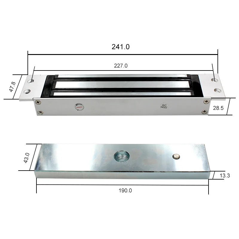 Factory Wholesale Dc12V 24V 800Lbs Small Latch Electromagnet Electric Door Magnetic Lock