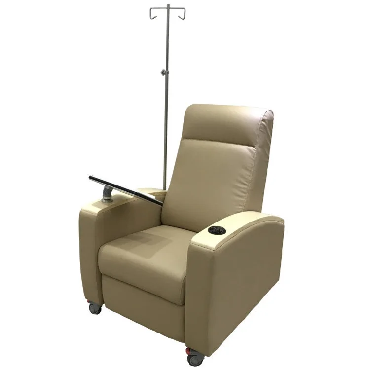 Single Seat Infusion Chair Medical IV Infusion Sofa Chair Comfy IV Infusion Chair For Hospital
