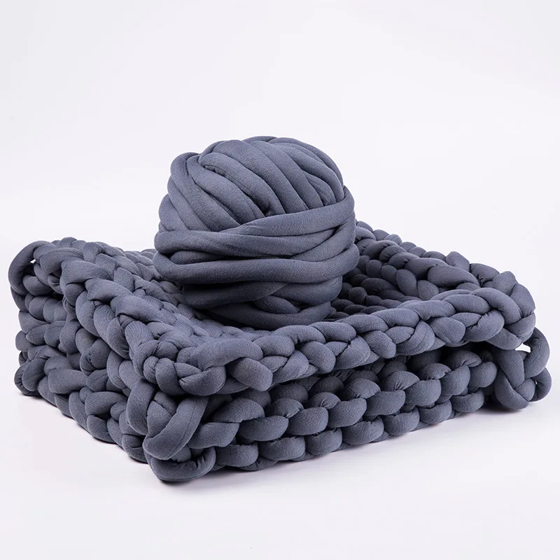 giant blanket yarn high quality fluffy soft merino wool tops super chunky yarn