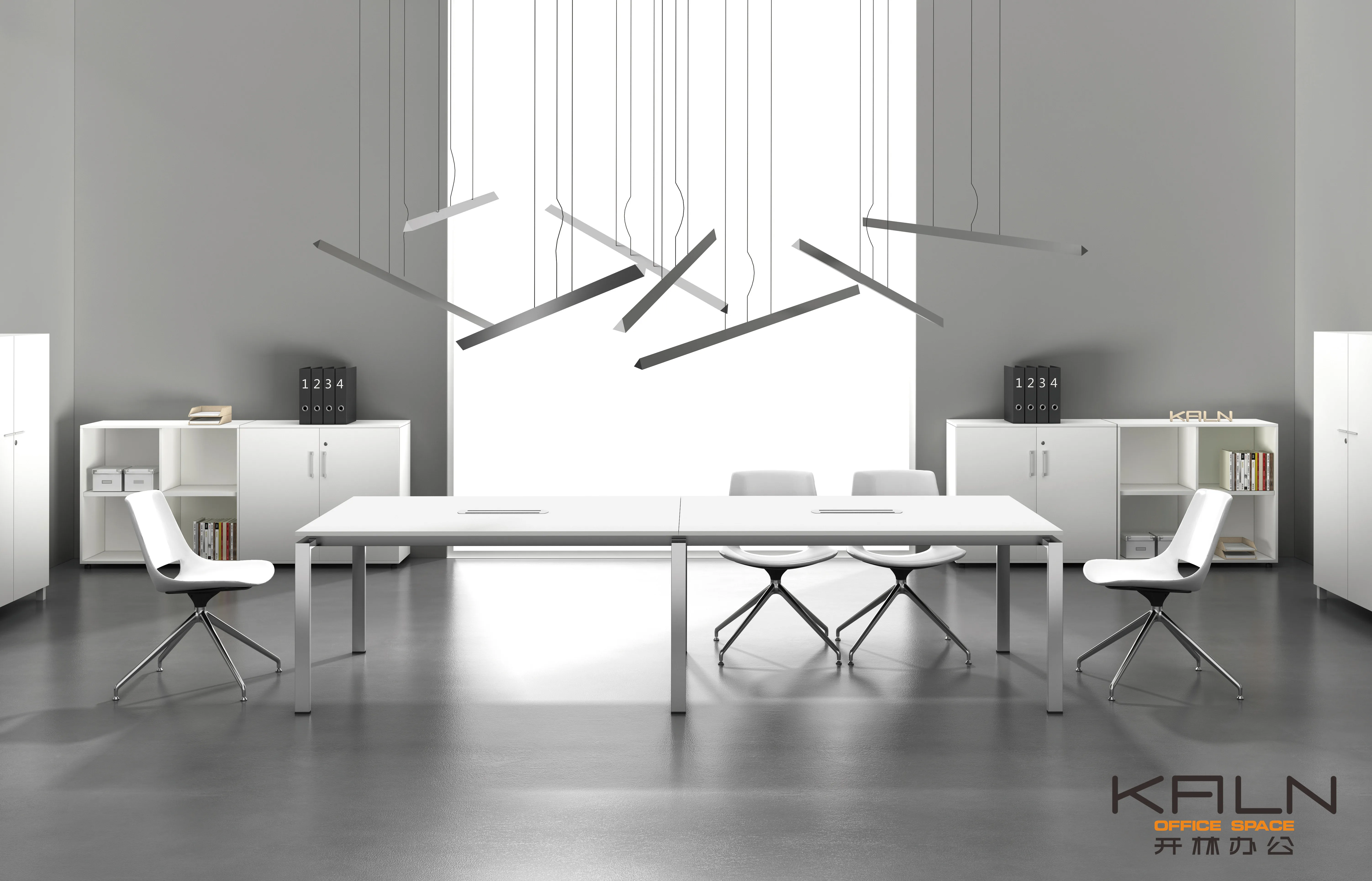 Factory Customization Office System Furniture Desk 6 Person Modern Design Office Tables