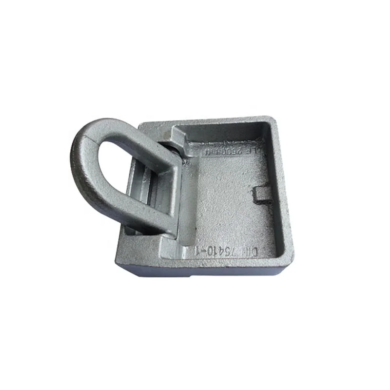 RY Factory Zinc Plated Truck Trailer Recessed Lashing D Ring Surface Floor Mount Anchor