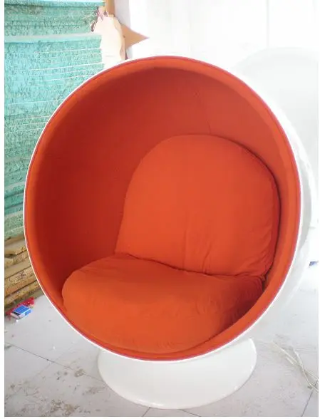 Manufacturers Direct Selling Stability Fiberglass Half Ball Chair