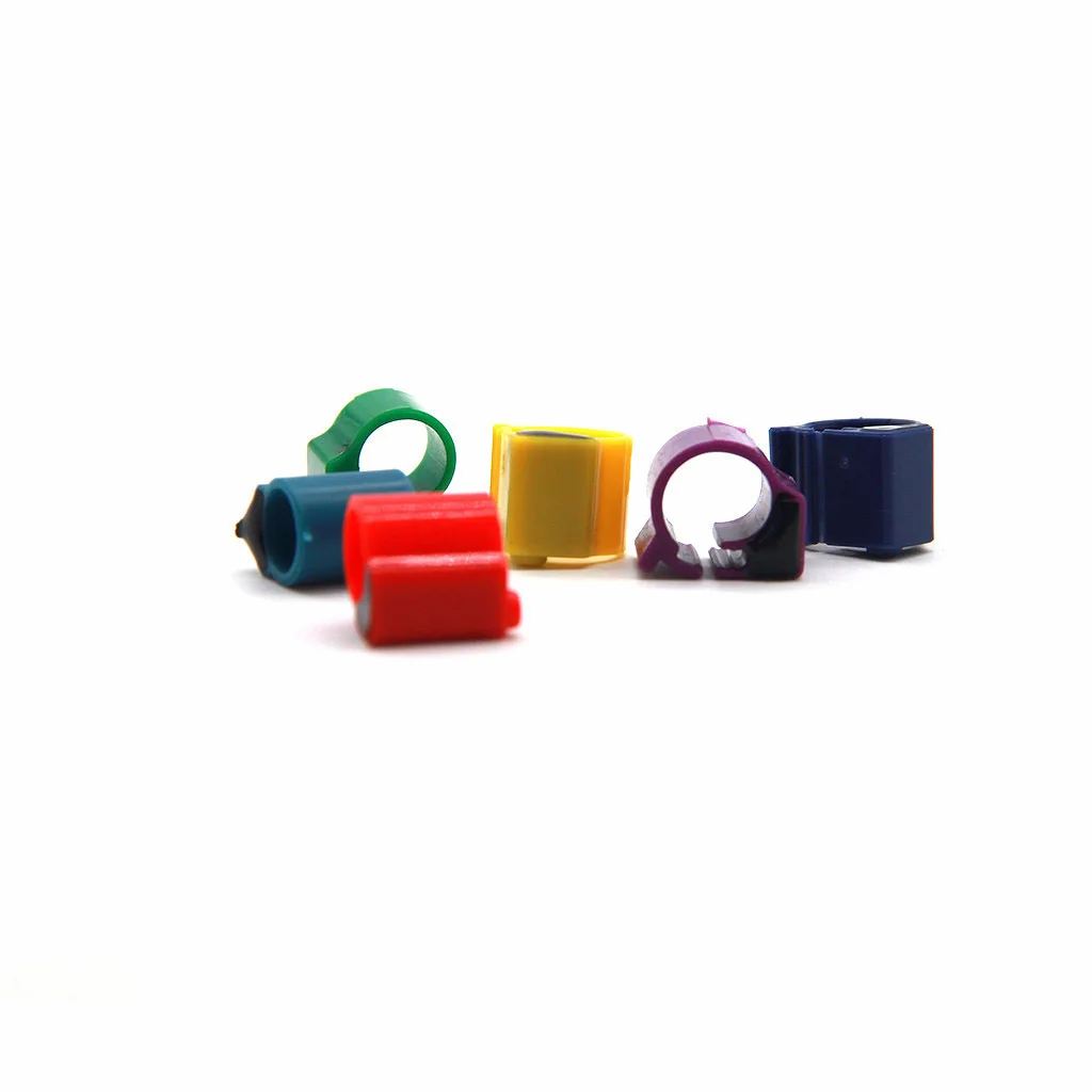 RFID Leg Rings Colorful Numbered Identification Chicken and Birds RFID Rings
