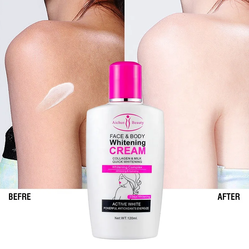 OEM ODM Skin Care Cream Moisturizing Milk and Collagen Whitening Body Lotion for Black Skin