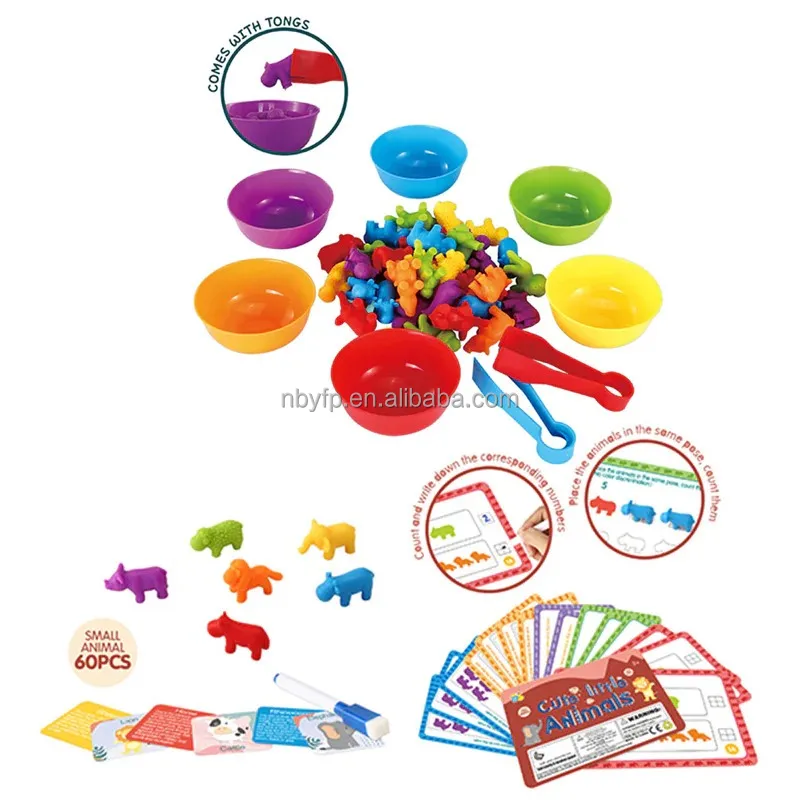 Fun animal puzzle Fun toy answer sheet