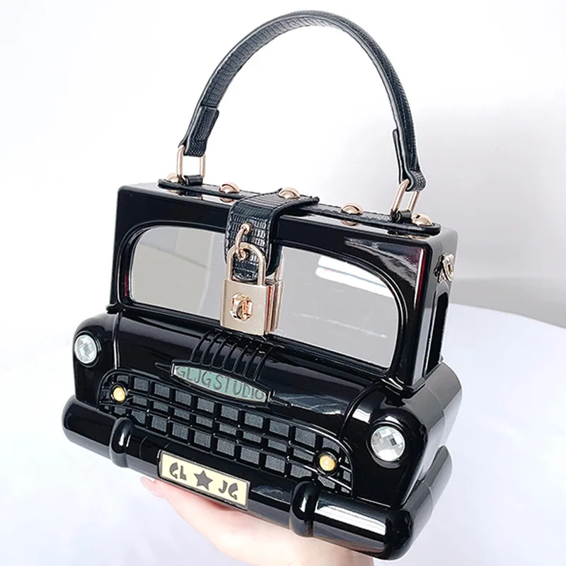 New Design Fashion special ladies acrylic car bag women purses and handbags