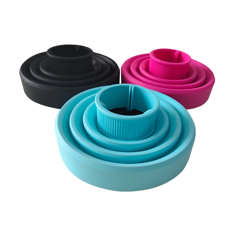 Lightweight Portable Silicone Blow Dryer Diffuser Easy-to-Use Collapsible Attachment for Salon Hair Styling Multi-purpose Tool