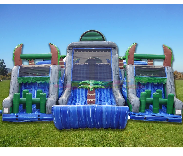 Adults big bounce houses for sale outdoor the beast inflatable obstacle course for sale