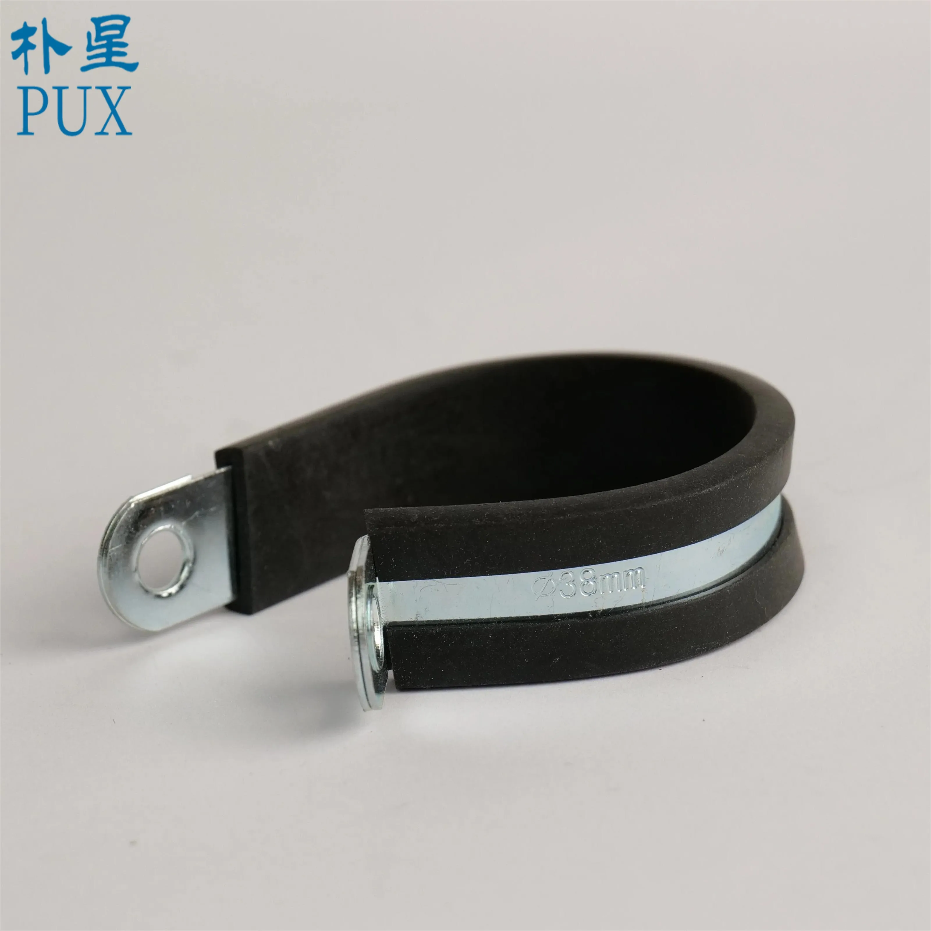 Factory Outlet stainless steel material R-type hose clamp High quality rubber lining High quality and good price