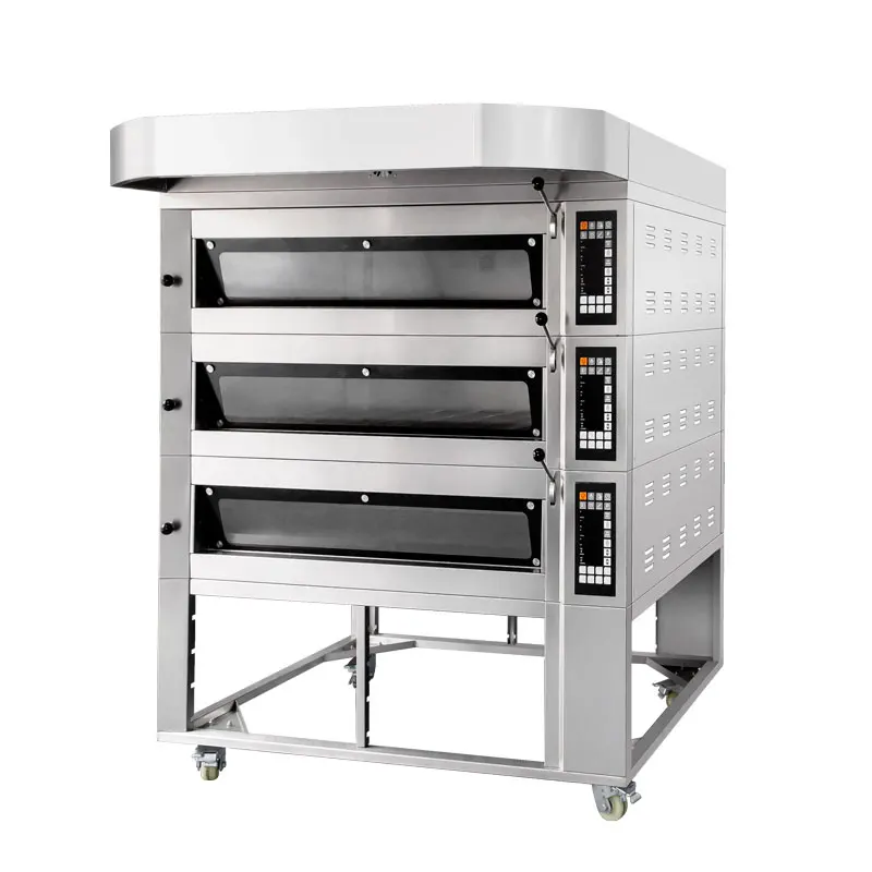 Commercial 3 Deck 9 Trays Luxury Baking Oven Machine Bread Electric Oven