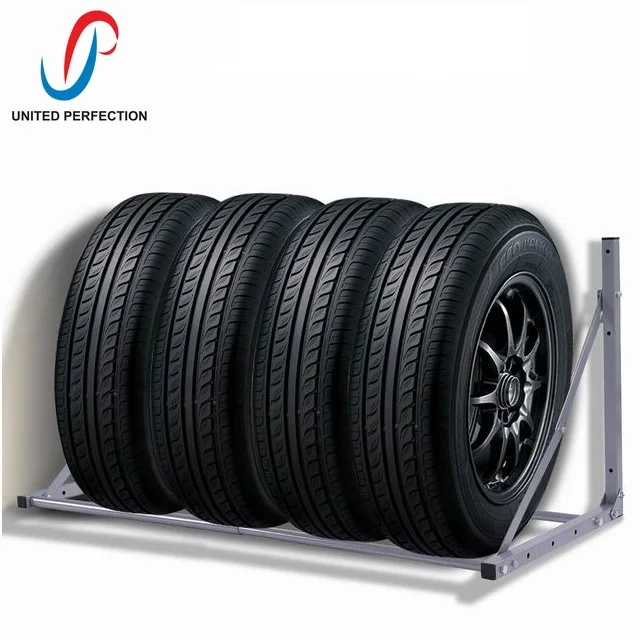 Best Choice Heavy Duty Wall Mounted Tire Rack tyre display rack warehouse duty rack with any color