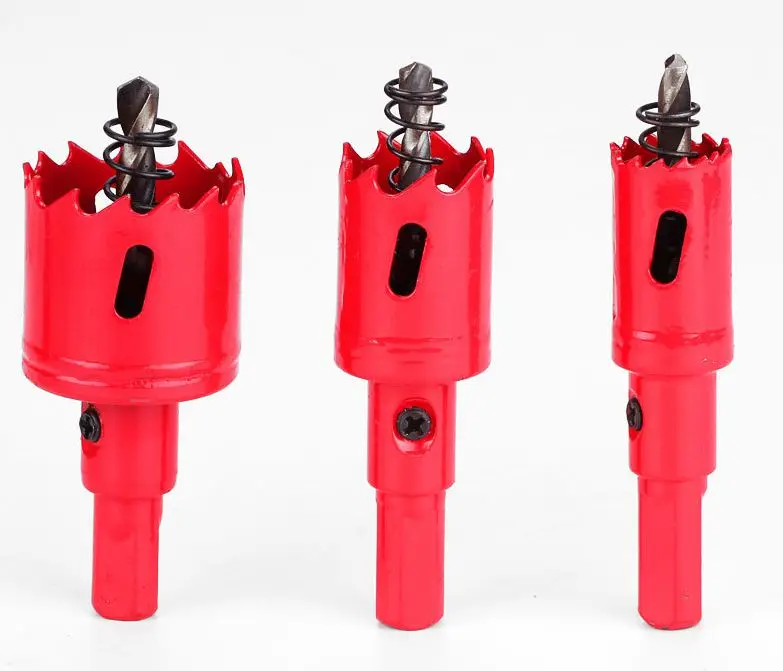 Pvc Plastic Iron Plate Downlight Punch Drill Bit M42 Bi-metal Hole Opener Drill Woodworking Hole Opener