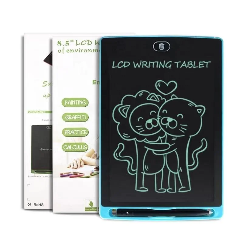 2020 Hot portable LCD Writing Tablet 8.5 inch Digital Writing Board Drawing Tablet Colorful kids Pen partially Erasing