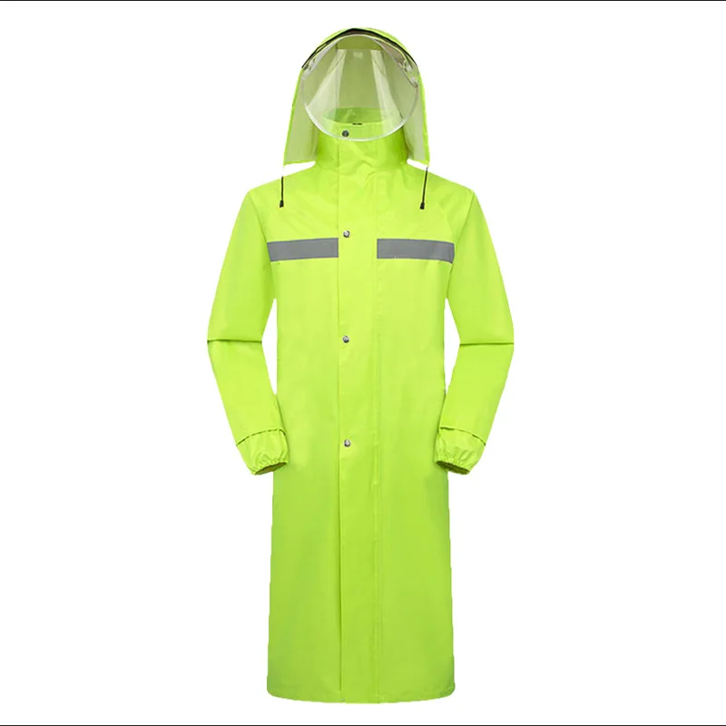 One-piece raincoat fluorescent green labor protection and sanitation  windbreaker rainproof raincoat