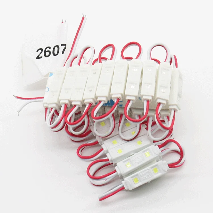 Hot Sale  2 chips 2835 SMD advertising  modules DC 12V  0.4W  IP65 waterproof  module  for Sign Billboard