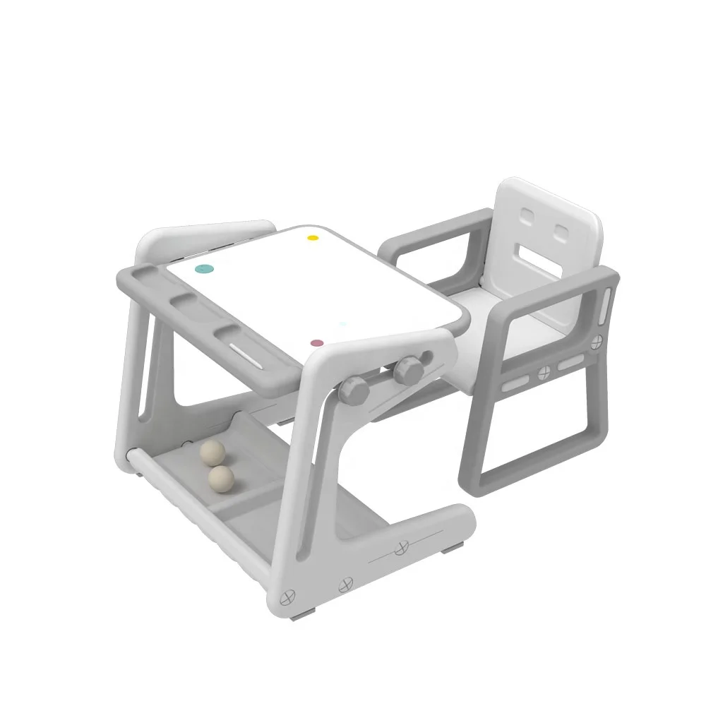 ABST Wholesale children Adjustable Multi-functional White Board Drawing Painting Board with chair