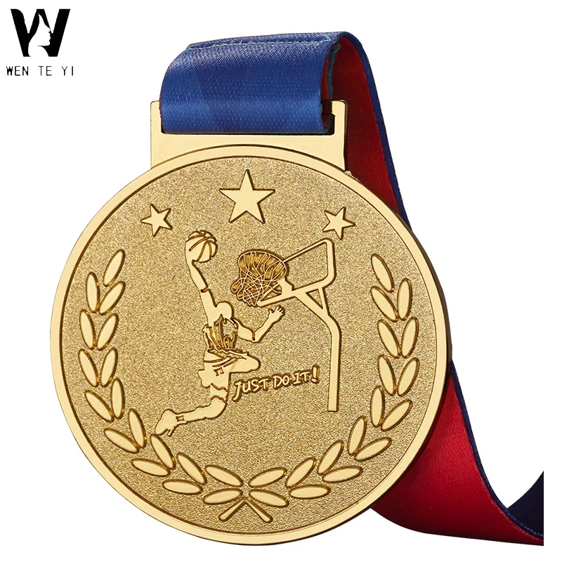 China Factory Price Cheap Powerlifting Football Soccer 3d Sport Logo Metal Sublimation Medals Reasonable Blank And Ribbons