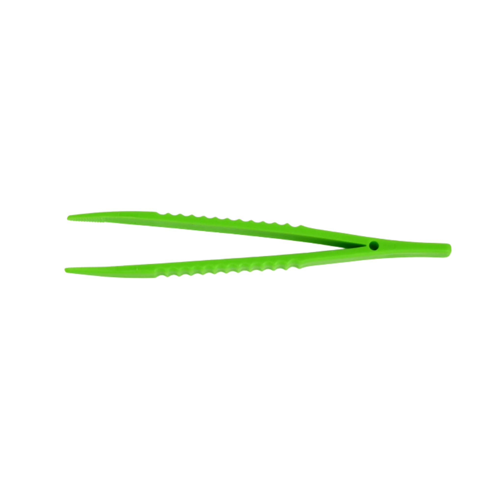 Plastic medicine tweezers 11.4cm,plastic tweezer pp and green color white color