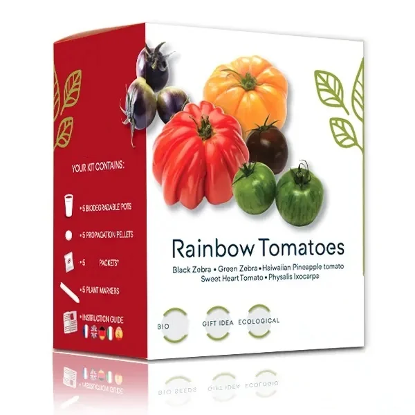 Eco Package Indeterminate Tomato 35 Seeds Surprise Gift Vegetable Seed for Modern Flower Pots & Planters Plastic Material
