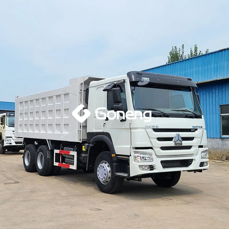 good condition 10 wheeler dump truck used howo sinotruck in jamaica ghana tipper truck price lowest