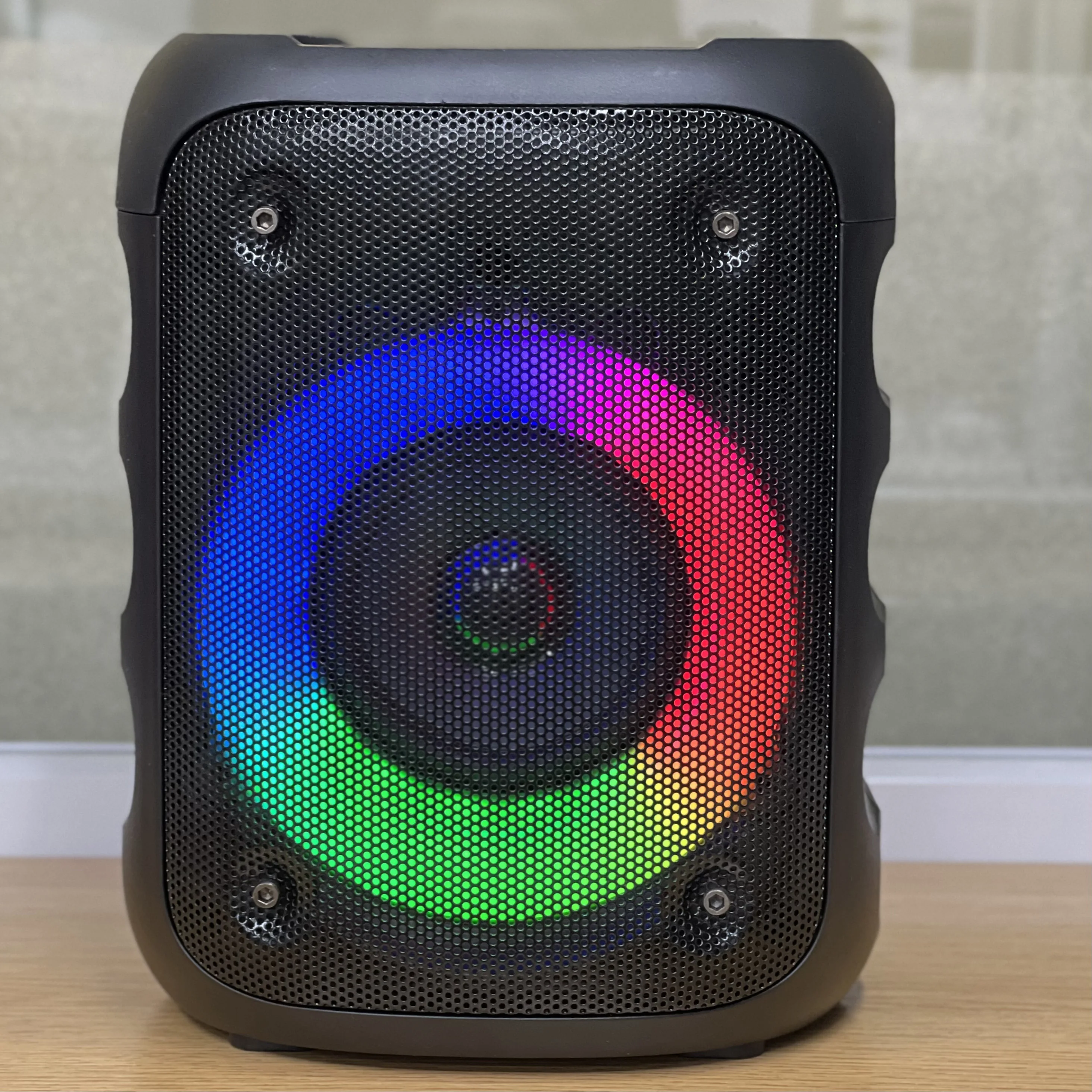 Buy 5 Get 1 Free MODORWY  Colorful LED Light speaker 3inch 12W super bass portable speaker  outdoor party gift speaker