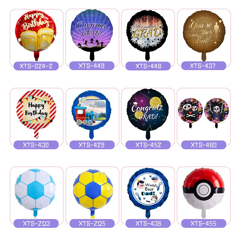 balloon vender 18 inch round aluminum film balloon wedding room birthday party decoration manufacturers wholesale balloons