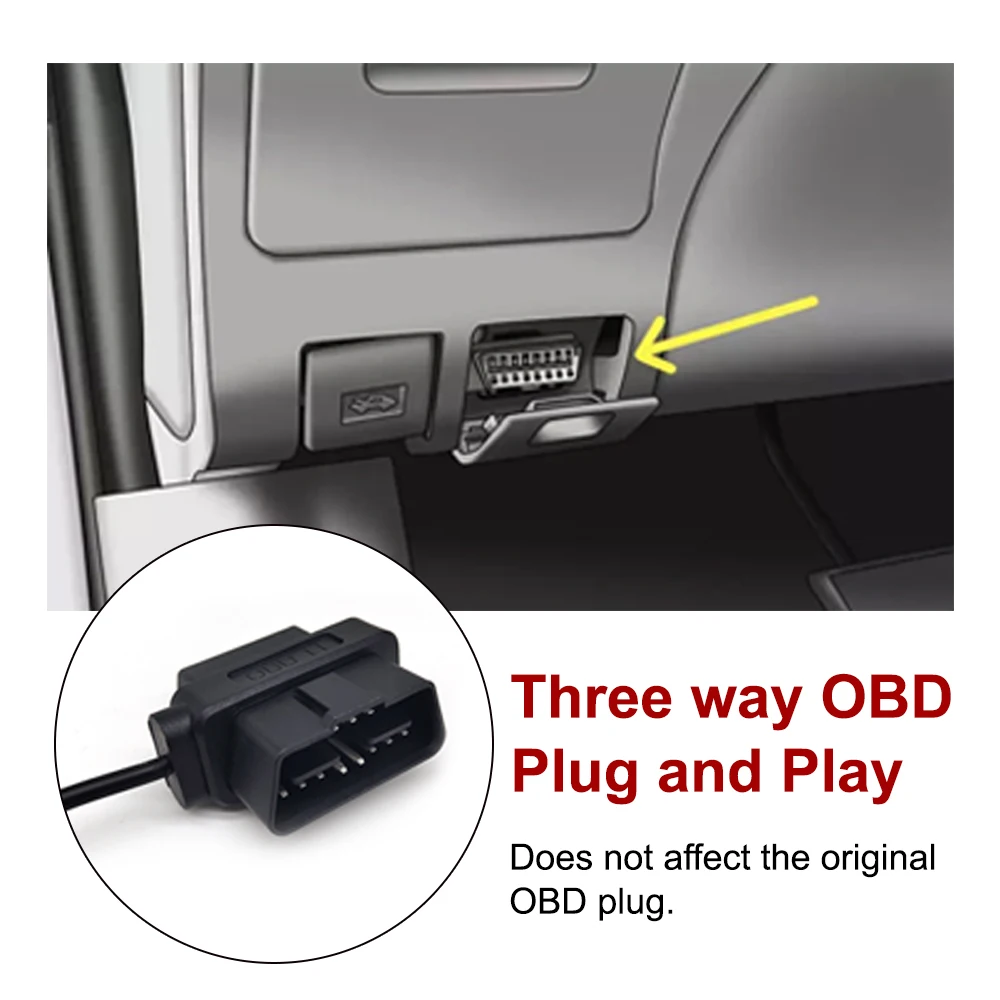 2 Way OBD Plug and Play Digital Key Original Push Start Upgrade to Phone APP Control PKE passive keyless entry Car Alarms