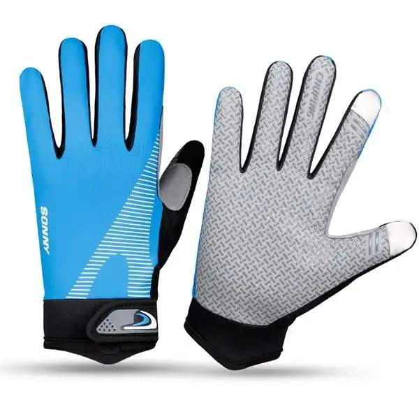 Summer outdoor sunscreen UV non-slip touch screen cycling gloves for man