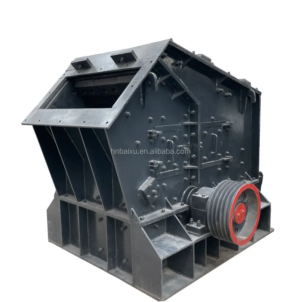 mining machinery 50-100tph basalt limestone aggregate impact crusher stone crushing plant