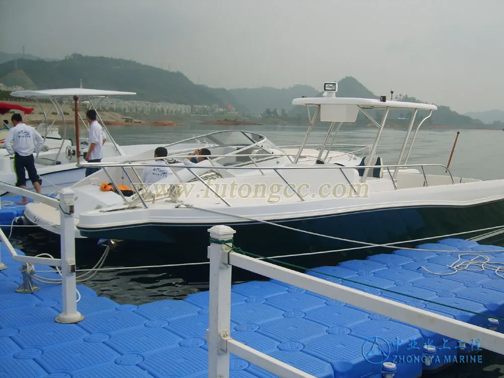 Modular pontoon cubes floating dock jet ski boat floats walkway bridge platform