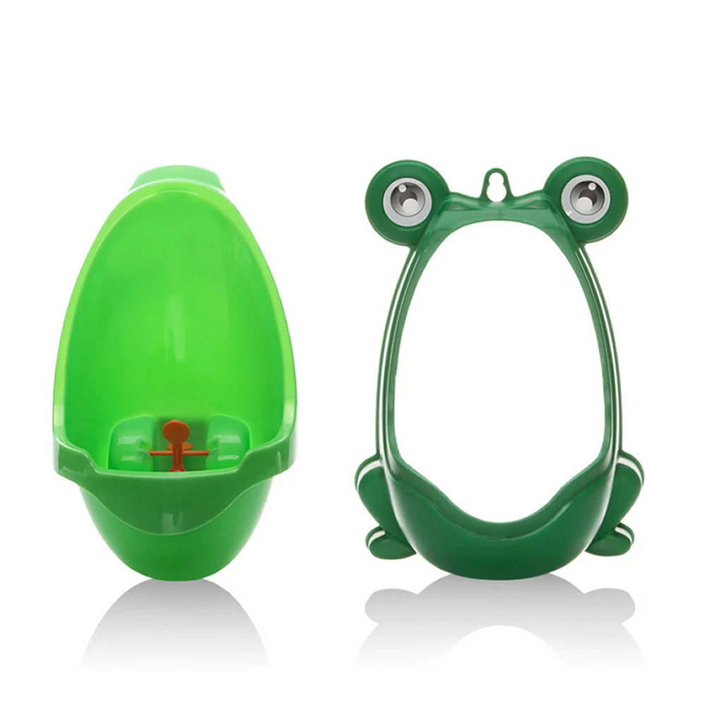 Cartoon Cute Baby Infant Toddler Potty Frog Plastic Baby Boys Children Bathroom Toilet Training Urinal for Kids Bath & Potty